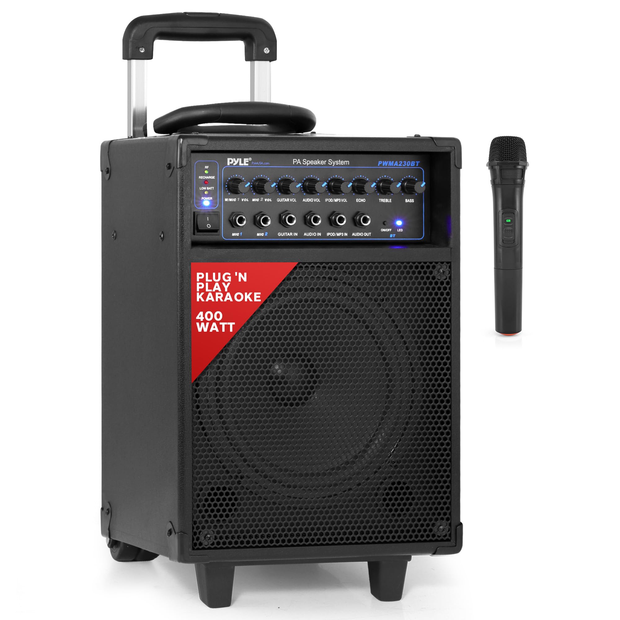 Amazon.com: Pyle Wireless Portable PA System-400W Bluetooth Amazon.com: Pyle Wireless Portable PA System-400W Bluetooth